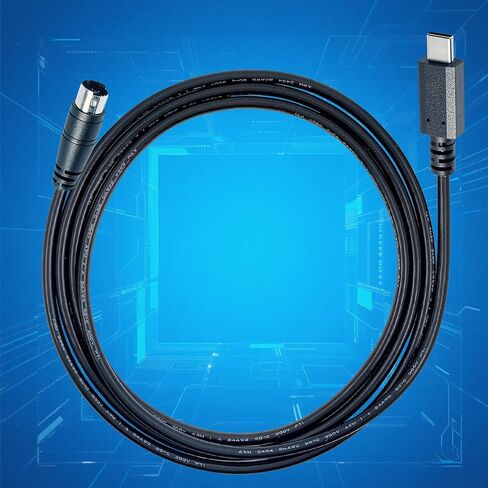 USB-C TO MINI-DIN 7 MALE MIDI Cable for IK Multimedia IRIG Series ، IRIG HD ، IRIG HD-A ، IRIG KEYS ، IRIG I/O 25/49 ، IRIG MIDI 2 Pro ، IRIG PRO DUO ، IRIG PRO I/O STREAM (USB-C ، 5.9FT) in Kuwait