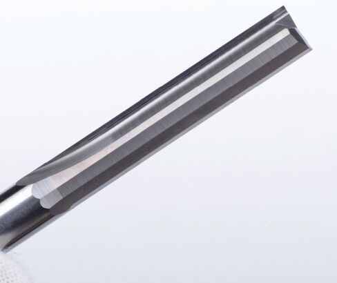 10pcs 3.175mm 4mm 6mm 8mm 6mm shank اثنين من المذبحة فتحة مستقيمة قطع الخشب CNC CNC Carbide اثنين بتات مزدوجة البتات CNC (3.175x3.175x17x38) in Kuwait