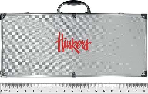 Siskiyou Sports NCAA Nebraska Cornhuskers 8 pc Tailgater BBQ SetTeam Colors, One Size in Saudi Arabia