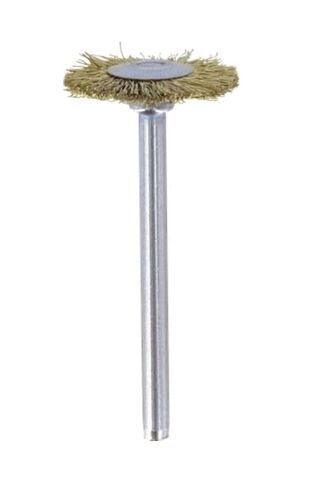 Dremel Brass Brass في مجموعة ملحق 2 حزمة (535) - 2 ملحقات أداة دوارة لتنظيف المعادن وإزالة الصدأ ، قطرها 19 مم ، رمادي in Kuwait