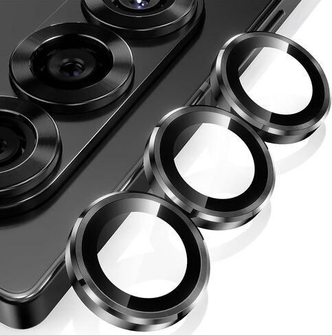 YWXTW [2025 Original Like for Samsung Galaxy S25 Ultra Camera Lens Protector ، [Ultra-Shin & 6x Stronger] S25 Ultra Camera Cover ، 9H Presced Glass Proghed Metorged (Titanium Blue) in Kuwait