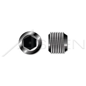 (50 PCS) M16-1.5 ، DIN 906 ، Metric ، مقابس الأنابيب ، محرك أقراص Hex ، خيط مدبب مخروطي ، فولاذ ، عادي in Kuwait