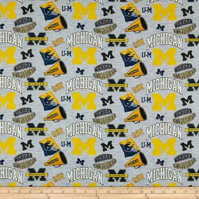 NCAA Michigan Wolverines NCAA Mascot ، النسيج من الفناء in Kuwait