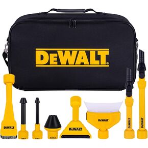 DEWALT 3-in-1 PRO 8 قطعة طقم مرفقات فراغ رطب/جاف مع حقيبة ملحق لتنظيف وتوفير الطاقة الفعال ، متوافق مع معظم الفخار الرطب/الجاف ، DXVA00-0801 in Kuwait