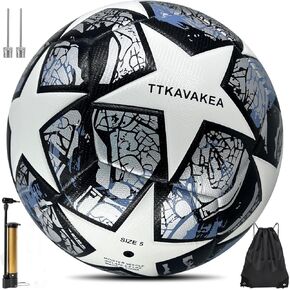 Soccer Ball Size 5,Waterproof PU Leather,Official Match Ball in Saudi Arabia