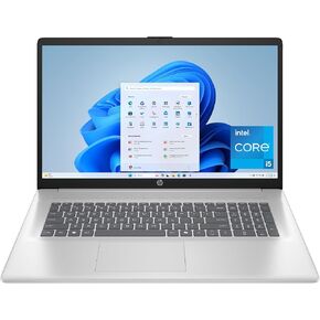 جهاز كمبيوتر محمول 17 بوصة ، شاشة FHD ، Intel Core I5-1334U ، ذاكرة وصول عشوائي 16 جيجابايت ، 512 جيجابايت SSD ، Intel Iris XE Graphics ، Windows 11 Home ، Natural Silver ، 17-CN339NR in Kuwait