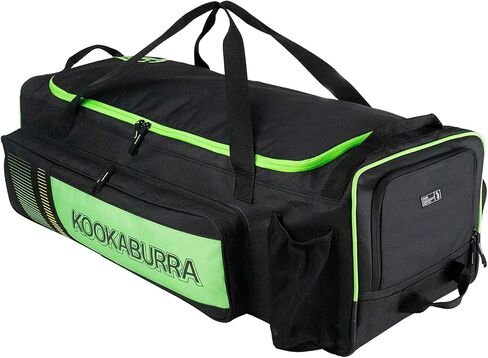 Kookaburra Pro 3500 Wheelie Cricket Bag - Black/Neon Green in Saudi Arabia