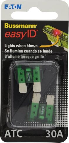 Bussmann BP/ATC-30ID Easyid Flade Fuse ، (حزمة 2) in Saudi Arabia