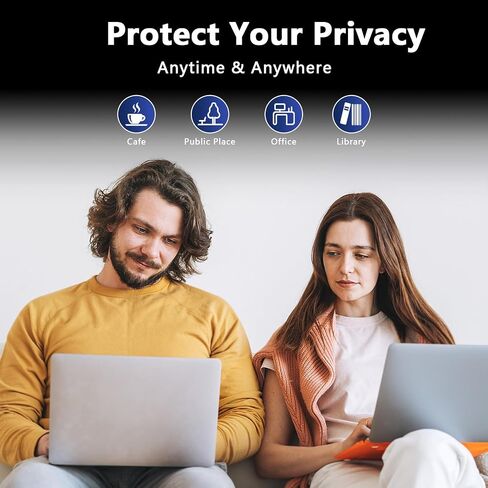 Magnetic Laptop Privacy Screen for Microsoft Surface Laptop 7th Gen 15 inch, Removable Anti Blue Light Glare Screen Protector Filter for Eyes, Anti Spy and Easy Install Sheild for Mictosoft Computer in Saudi Arabia