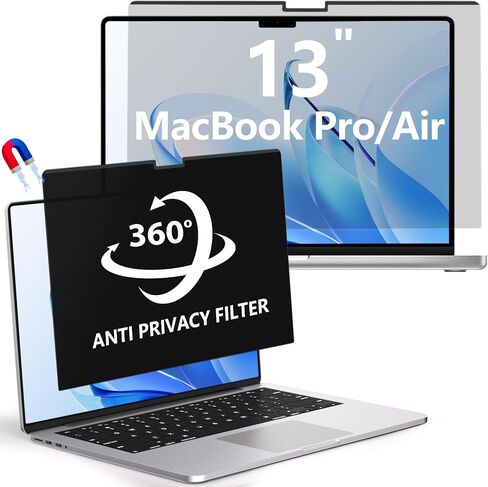 Magnetic Laptop Privacy Screen for Microsoft Surface Laptop 7th Gen 15 inch, Removable Anti Blue Light Glare Screen Protector Filter for Eyes, Anti Spy and Easy Install Sheild for Mictosoft Computer in Saudi Arabia