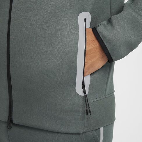 Nike Tech Windrunner Men's Reflective Details Fleece Full-Zip Jacket (FZ0754-338, Vintage Green) in Saudi Arabia