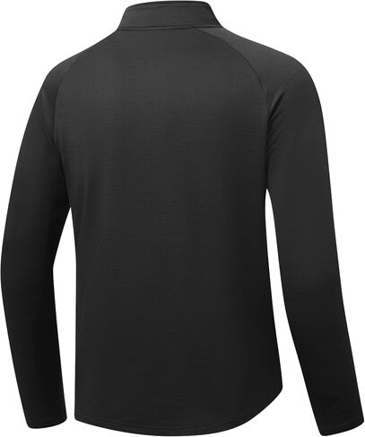 YOUTHUP Men's Dry-Fit Long Sleeve Full Zip Jacket Athletic Running Jacket Quick Dry Breathable Workout with Pockets(XS-XL) in Saudi Arabia