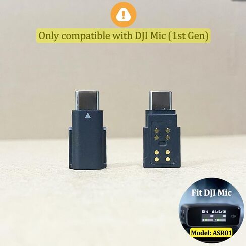 Original Mobile Phone Adapter for DJI Mic 2 (Lightning) - Compatible with DJI Mic 2 Receiver and iPhone 14/13 Series in Saudi Arabia