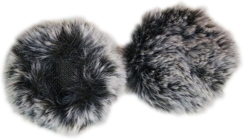 Compatible with Hollyland M2 Wireless Microphone Windproof Cover, Plush Microphone Windproof Cover, 2-Piece Set in Saudi Arabia