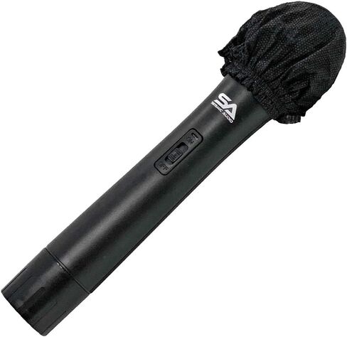 Seismic Audio SA-MicDC - 50 Pairs of Disposable Universal Microphone Covers - Fits Standard O and U Shaped Mics - 100 pcs Total in Saudi Arabia