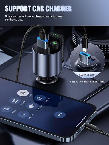 TiMOVO USB to USB C Adapter with LED Light, 4 Pack USB A Male to USB C Female Adapter 27W Fast Charging for iPhone 16e/16/15 Pro Max Plus, AirPods, iWatch, iPad, Galaxy S25, CarPlay, Black in Saudi Arabia