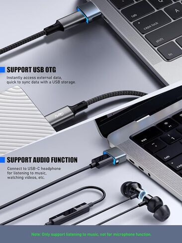 TiMOVO USB to USB C Adapter with LED Light, 4 Pack USB A Male to USB C Female Adapter 27W Fast Charging for iPhone 16e/16/15 Pro Max Plus, AirPods, iWatch, iPad, Galaxy S25, CarPlay, Black in Saudi Arabia