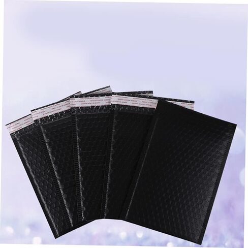 NUOBESTY 25pcs Shockproof Bubble Storage Bag for Packaging Bubble Pouch for Home Shop Office Black Protection for Your Items in Saudi Arabia