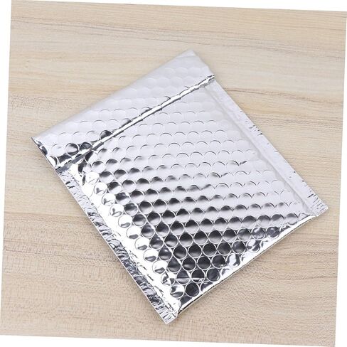 28PCS Silver Aluminum Film Bubble Bags Waterproof Shockproof Packaging Envelopes Small Mailing Pouches for Shipping and Logistics in Saudi Arabia