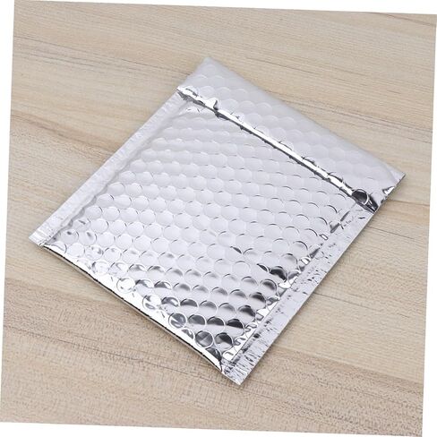28PCS Silver Aluminum Film Bubble Bags Waterproof Shockproof Packaging Envelopes Small Mailing Pouches for Shipping and Logistics in Saudi Arabia