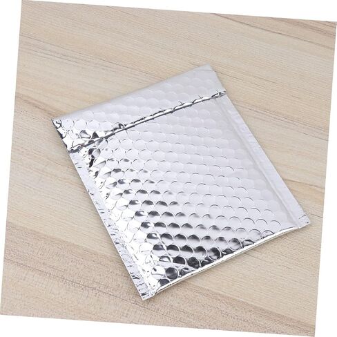28PCS Silver Aluminum Film Bubble Bags Waterproof Shockproof Packaging Envelopes Small Mailing Pouches for Shipping and Logistics in Saudi Arabia