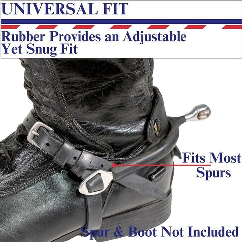 The Easiest Spurstrap Yet - Rubber Spur Straps for Riders, Flexible, Adjustable & Adjustable Spur Strap for Equestrians in Saudi Arabia