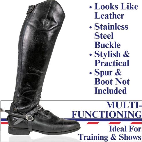 The Easiest Spurstrap Yet - Rubber Spur Straps for Riders, Flexible, Adjustable & Adjustable Spur Strap for Equestrians in Saudi Arabia