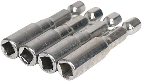 Silver Drum Key Chain Steel Drum Tuning Key Drill Bit Hex Shank Metric Tips Drum Tuning Accessory Drum Tuner Drum Accessories, Drum Set Drum Keys and Wrenches in Saudi Arabia