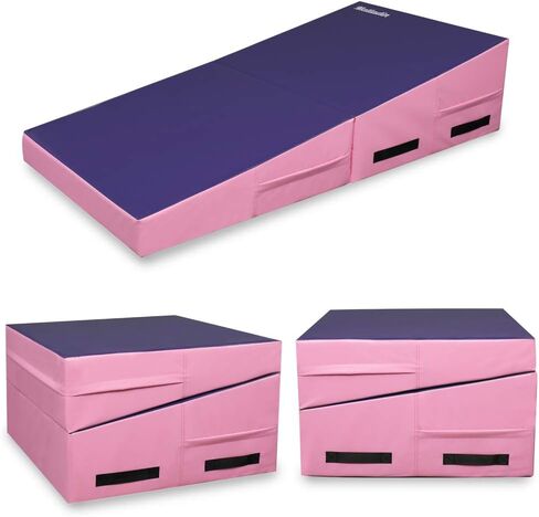 طي الجمباز الجبنة إسفين الميل ، حصيرة ، لياقة صالة الألعاب الرياضية مهرجان على شكل مهارة للأطفال in Kuwait