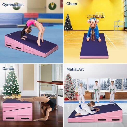 طي الجمباز الجبنة إسفين الميل ، حصيرة ، لياقة صالة الألعاب الرياضية مهرجان على شكل مهارة للأطفال in Kuwait