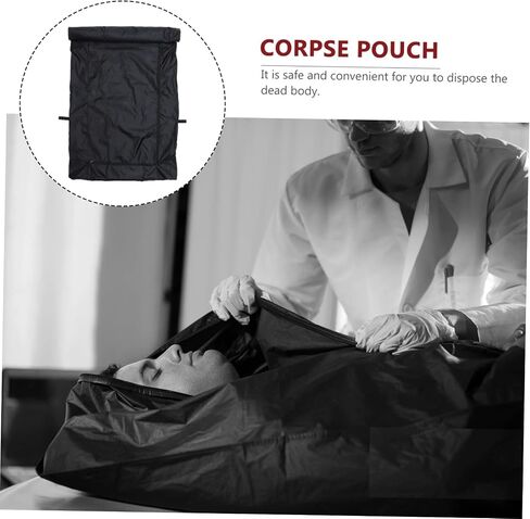 1Pc Cadaver Storage Bag Leakage Corpse Handling Pouch Portable Body Bag for Funeral Home Equipment Zipper Design for Easy Closure for Hospitals in Saudi Arabia