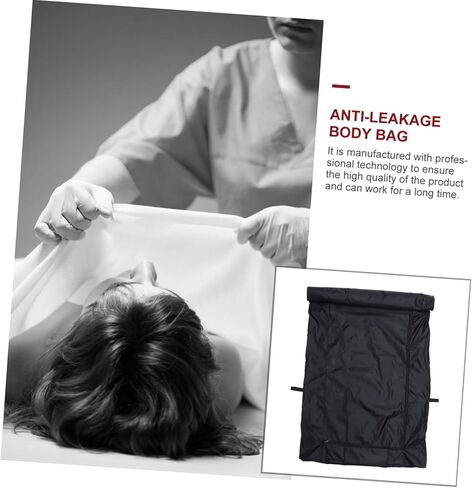 1Pc Cadaver Storage Bag Leakage Corpse Handling Pouch Portable Body Bag for Funeral Home Equipment Zipper Design for Easy Closure for Hospitals in Saudi Arabia
