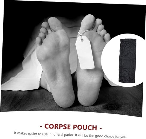 1Pc Cadaver Storage Bag Leakage Corpse Handling Pouch Portable Body Bag for Funeral Home Equipment Zipper Design for Easy Closure for Hospitals in Saudi Arabia