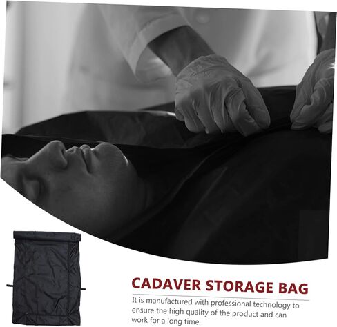 1Pc Cadaver Storage Bag Leakage Corpse Handling Pouch Portable Body Bag for Funeral Home Equipment Zipper Design for Easy Closure for Hospitals in Saudi Arabia
