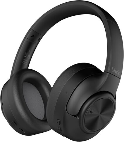 Active Noise Cancelling Headphones: Hybrid Bluetooth Headphones Over Ear with HiFi Audio - Wireless Headset 60H Playtime for Android Bluetooth Devices (Silver) in Saudi Arabia