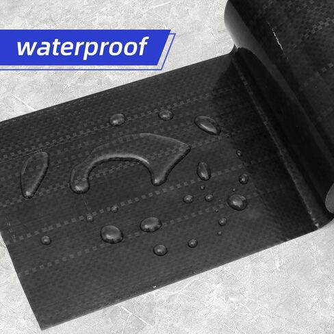 Premium RV Underbelly Material Tape 6" x 50', Black Sewer Hose Tape for Waterproof Repair & Storage in Kuwait