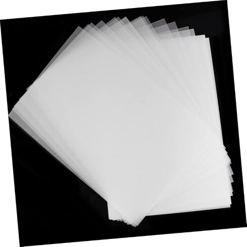 50pcs Translucent Heat Shrink Paper Film Sheets for DIY Jewelry Making Fine Grinding Hand-Painted Art Materials for Charms Keyrings and Creative Crafts in Kuwait
