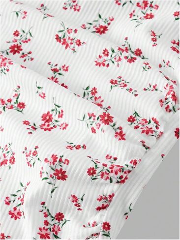 Milumia Girl's Ditsy Floral Halter أعلى بلا أكمام عارية الذراع in Kuwait