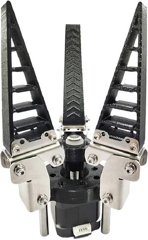 3KG Load Industrial Flexible Robot Arm Claw Adaptive Pneumatic Mechanical Gripper Bionic Soft Clamp Electric Manipulator(Electric 2 Full Set) in Saudi Arabia