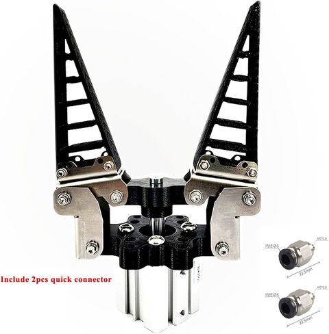 3KG Load Industrial Flexible Robot Arm Claw Adaptive Pneumatic Mechanical Gripper Bionic Soft Clamp Electric Manipulator(Electric 2 Full Set) in Saudi Arabia