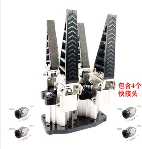 3KG Load Industrial Flexible Robot Arm Claw Adaptive Pneumatic Mechanical Gripper Bionic Soft Clamp Electric Manipulator(Electric 2 Full Set) in Saudi Arabia