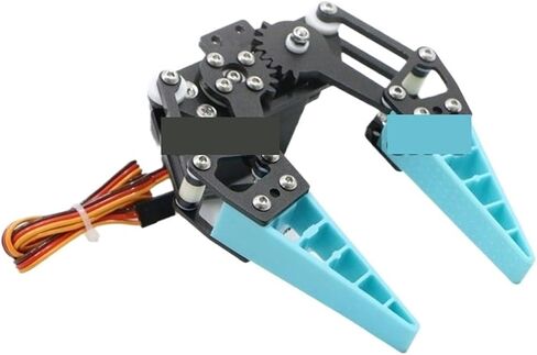0.5-1.2kg Load Flexible Robot Claw Servo Control Bionic Mechanical Claw 2/3/4 Fingers for Robotic Arm Industrial Robotic Gripper(3 Finger red Control) in Kuwait