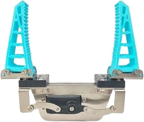 0.5-1.2kg Load Flexible Robot Claw Servo Control Bionic Mechanical Claw 2/3/4 Fingers for Robotic Arm Industrial Robotic Gripper(3 Finger red Control) in Kuwait