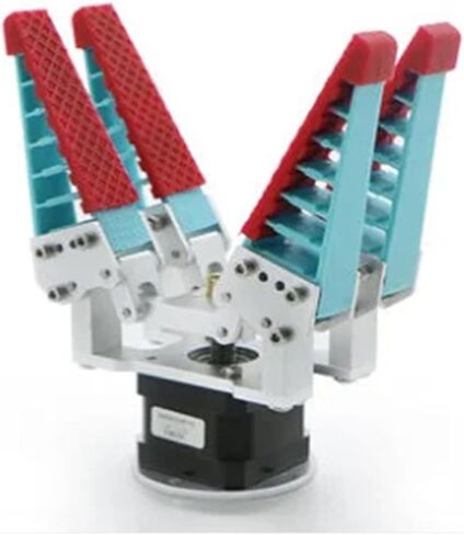 2kg Load Industrial Flexible Robot Claw with Silicone Mechanical Finger Fruit Sorting Gripper, Adaptive Pneumatic Electric Grab(2 Finger servo) in Saudi Arabia