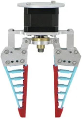 2kg Load Industrial Flexible Robot Claw with Silicone Mechanical Finger Fruit Sorting Gripper, Adaptive Pneumatic Electric Grab(2 Finger servo) in Saudi Arabia