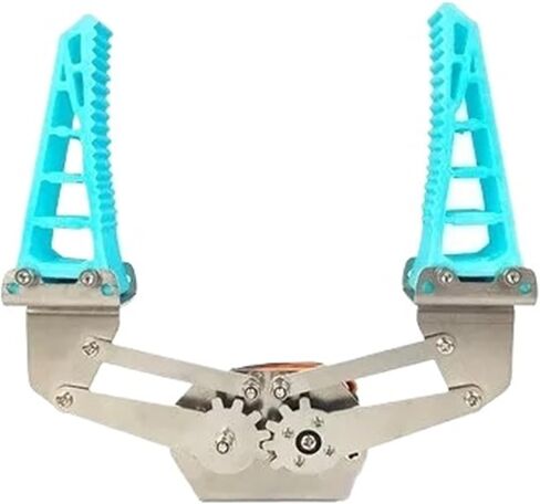 0.5-1.2kg Load Flexible Robot Claw Servo Control Bionic Mechanical Claw 2/3/4 Fingers for Robotic Arm Industrial Robotic Gripper(3 Finger red Control) in Kuwait