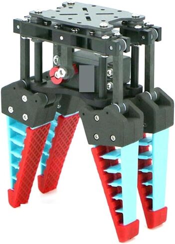 2kg Load Industrial Flexible Robot Claw with Silicone Mechanical Finger Fruit Sorting Gripper, Adaptive Pneumatic Electric Grab(2 Finger servo) in Saudi Arabia