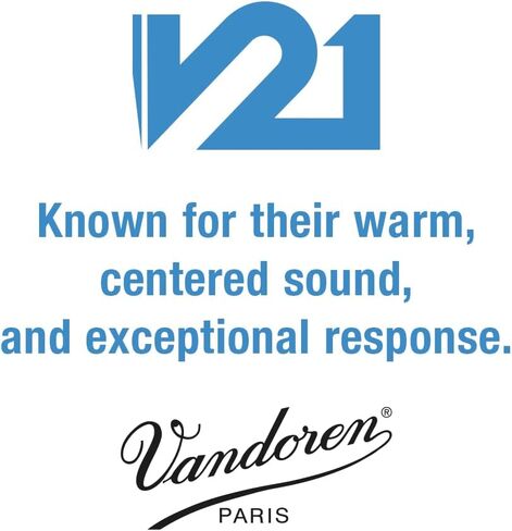 Vandoren SR8045 Sop Sax V21 Reeds Strength 4.5; Box of 10 in Saudi Arabia