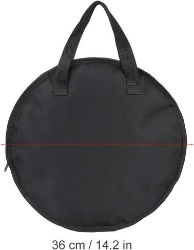 Ejoyous Dumb Drum Bag, 14 Inch Drum Practice Pad Carrying Case Oxford Cloth Portable Drum Storage Carry Bag Percussion Instrument Drum Set Accessories in Saudi Arabia