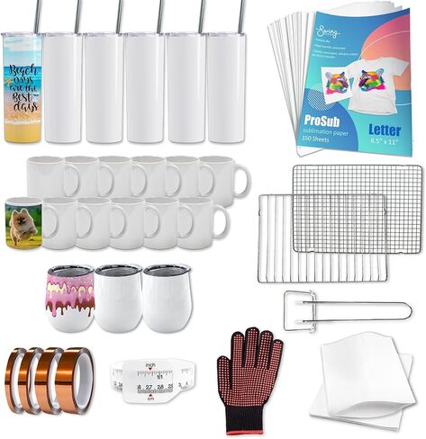 Large 40L Convection Dye-Sublimation Oven Deluxe Bundle for Cups & Tumblers in Saudi Arabia